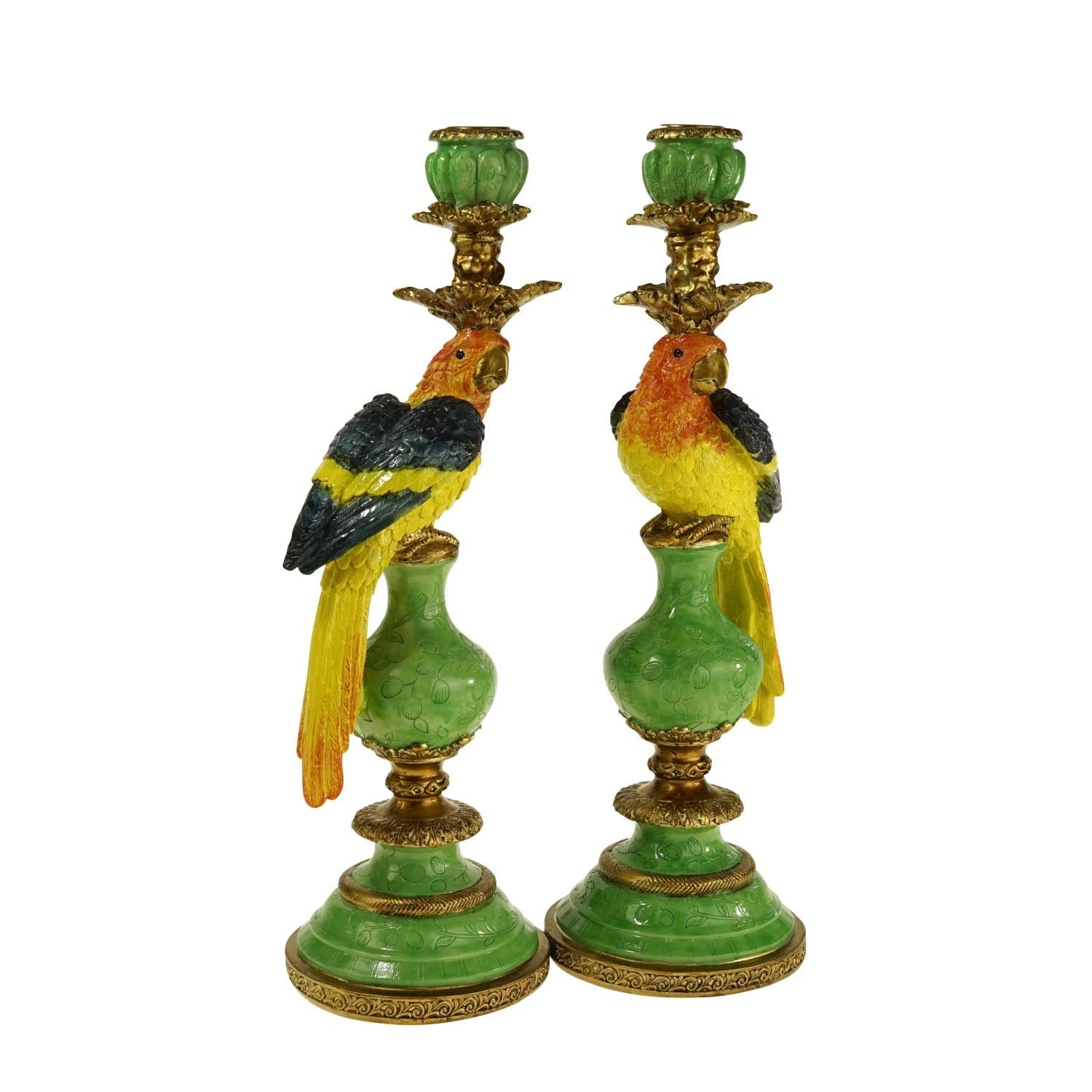 Parrot Candlesticks (set of 2)