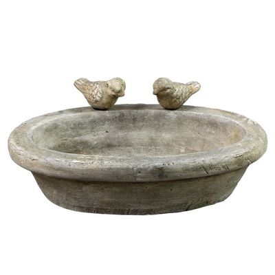 Oval Bird Bath