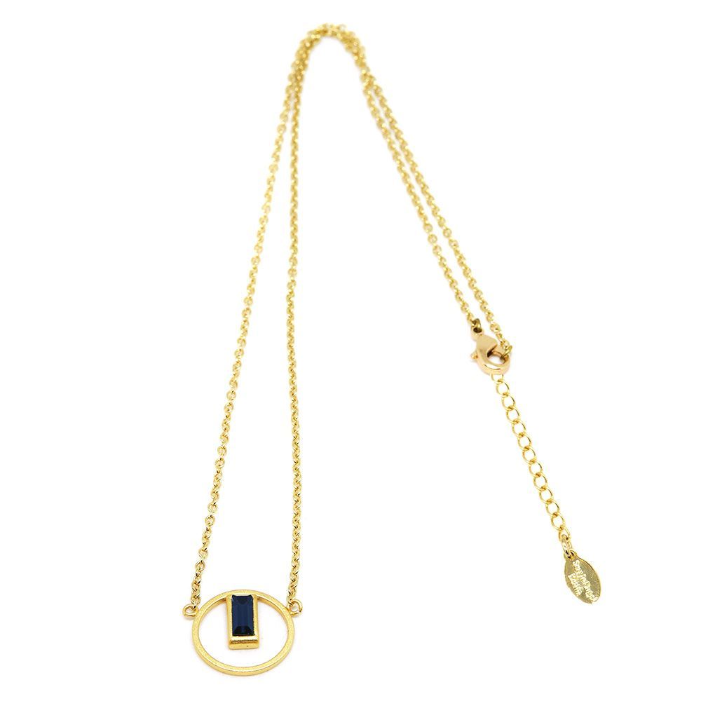 Baguette Stone Necklace