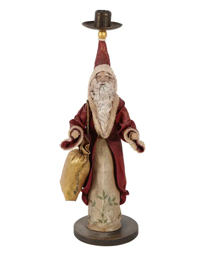 Candlestick Santa Claus