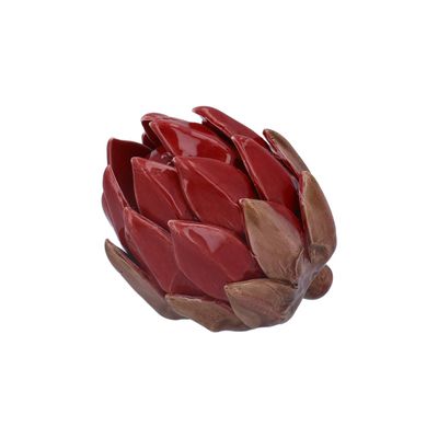 Dark Red Artichoke Ornament