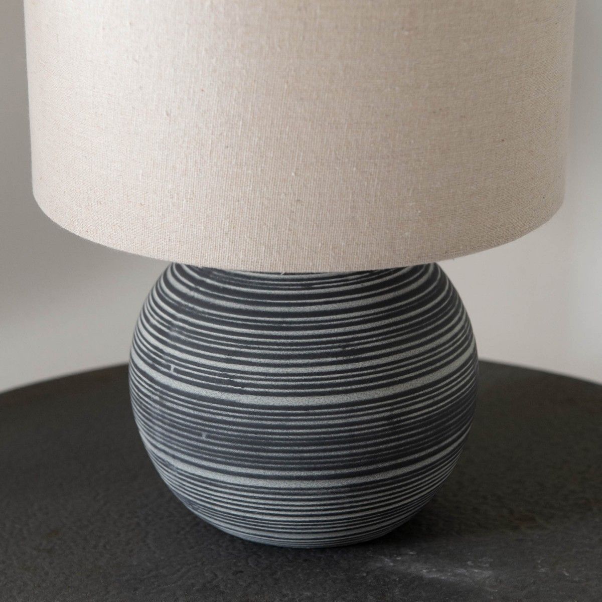 Derby Striped Table Lamp + Bulb