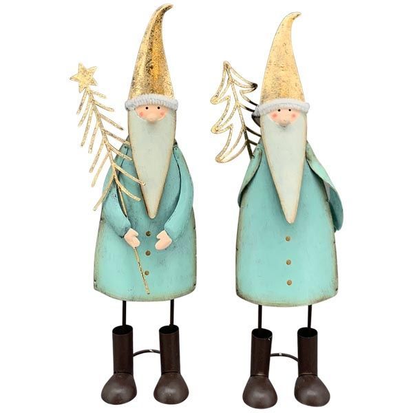 Teal Santa (individually priced)