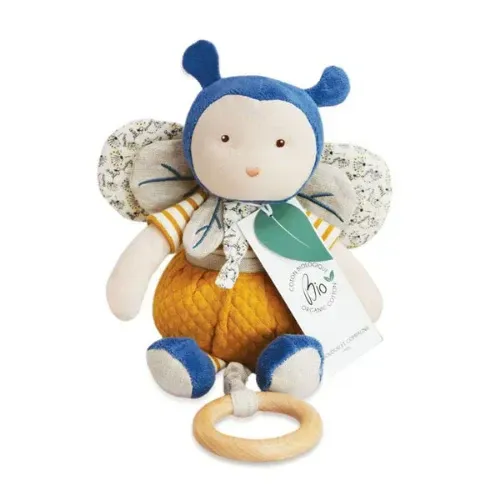 Organic Cotton Bee Music Box