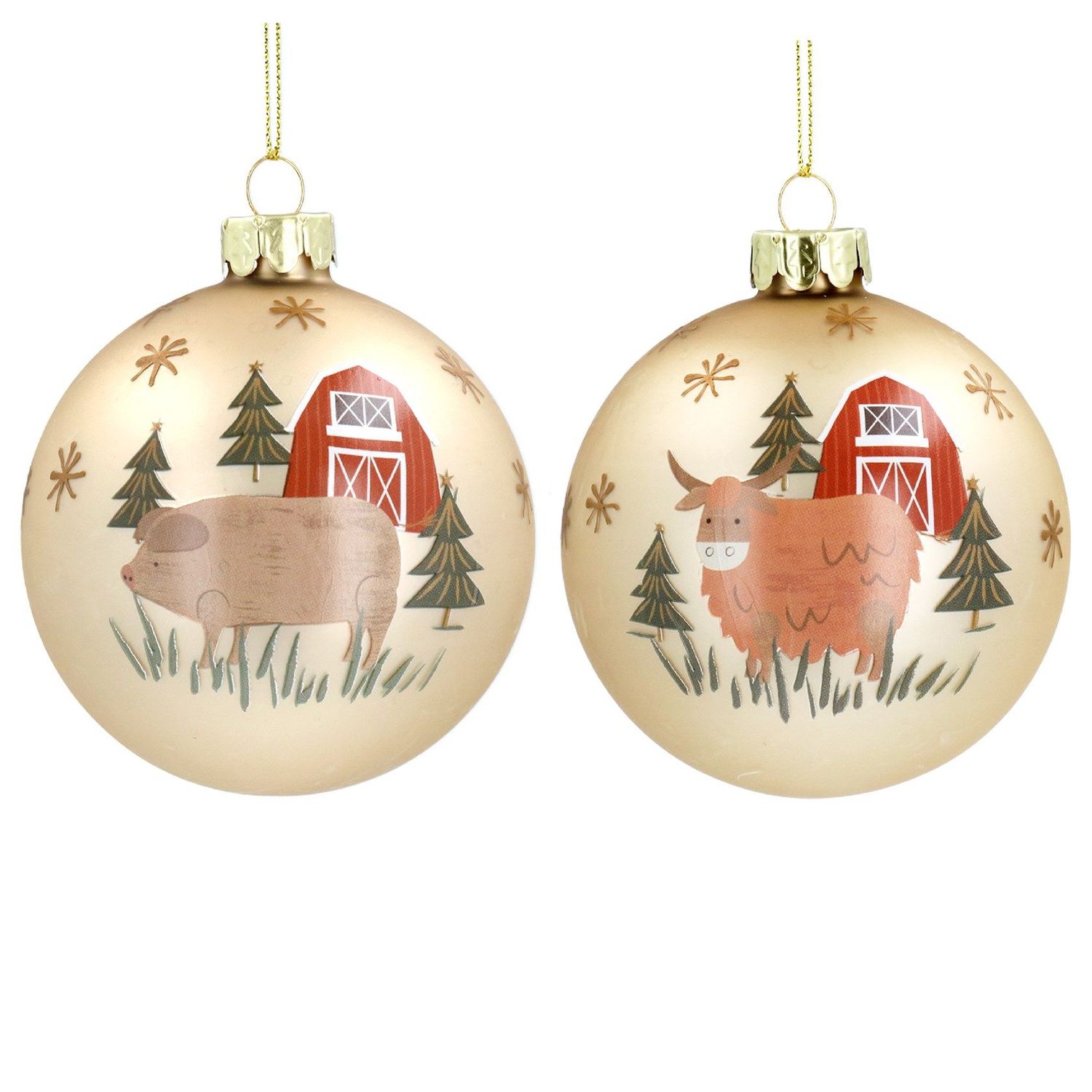 Farm Animal Bauble (individually priced)