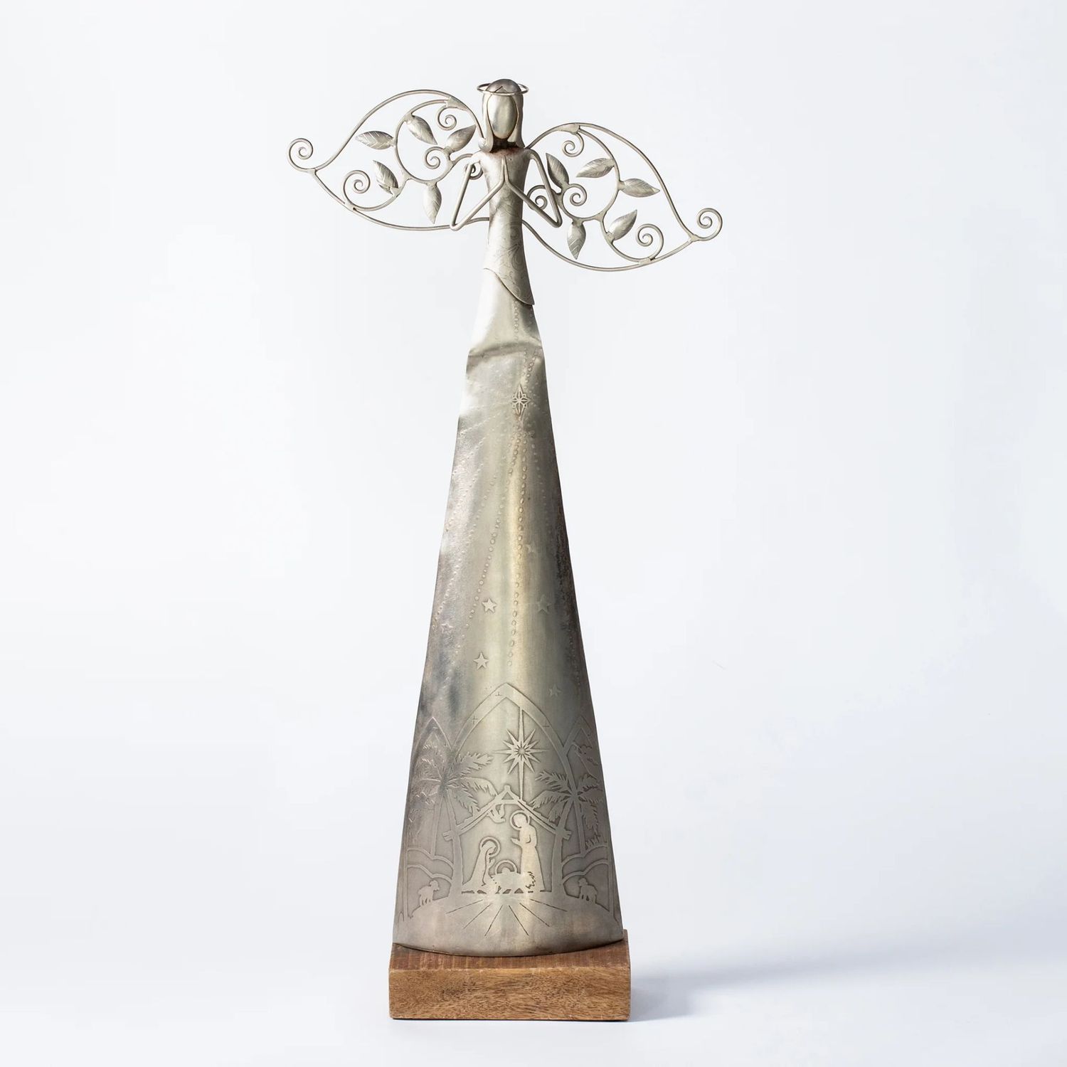 Angel on  Black Plinth