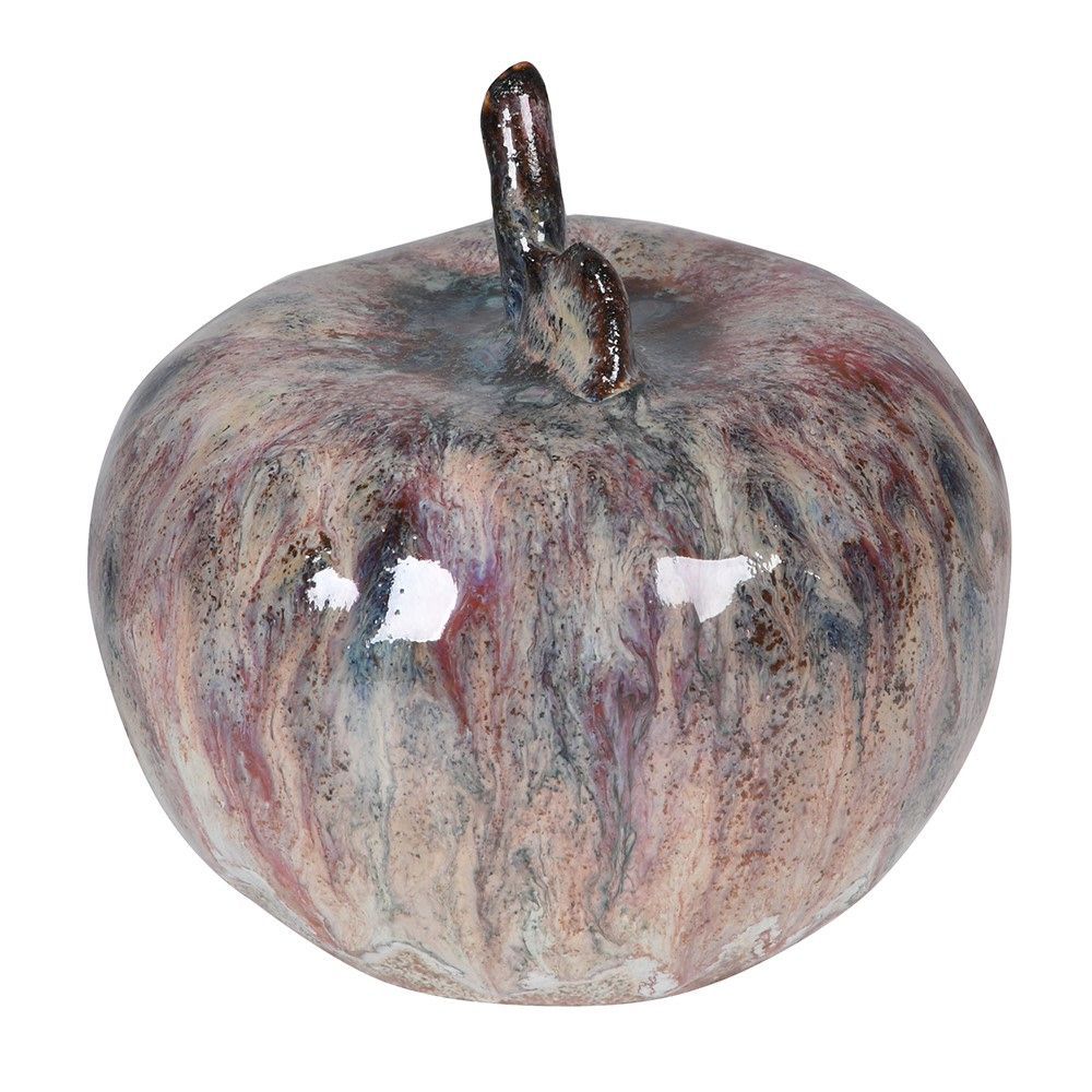 Brown Ombre Small Apple Ornament