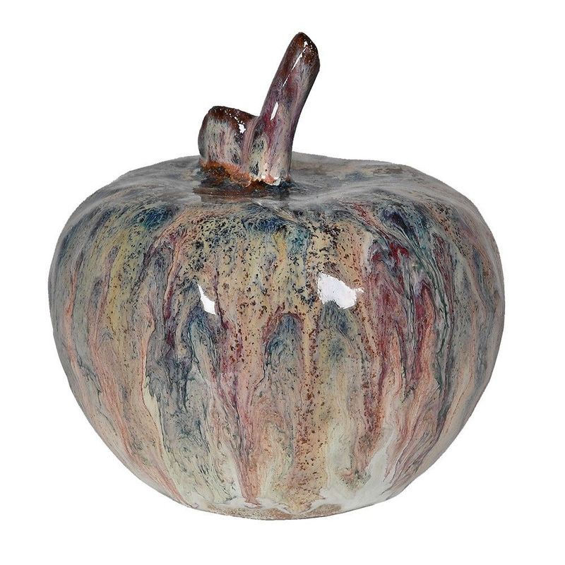 Brown Ombre  Apple Ornament
