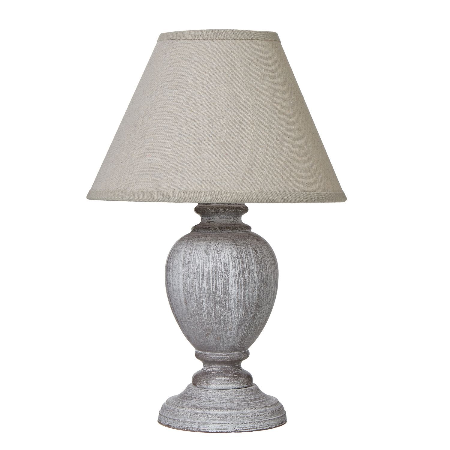 Otem Table Lamp With Linen Shade + Bulb