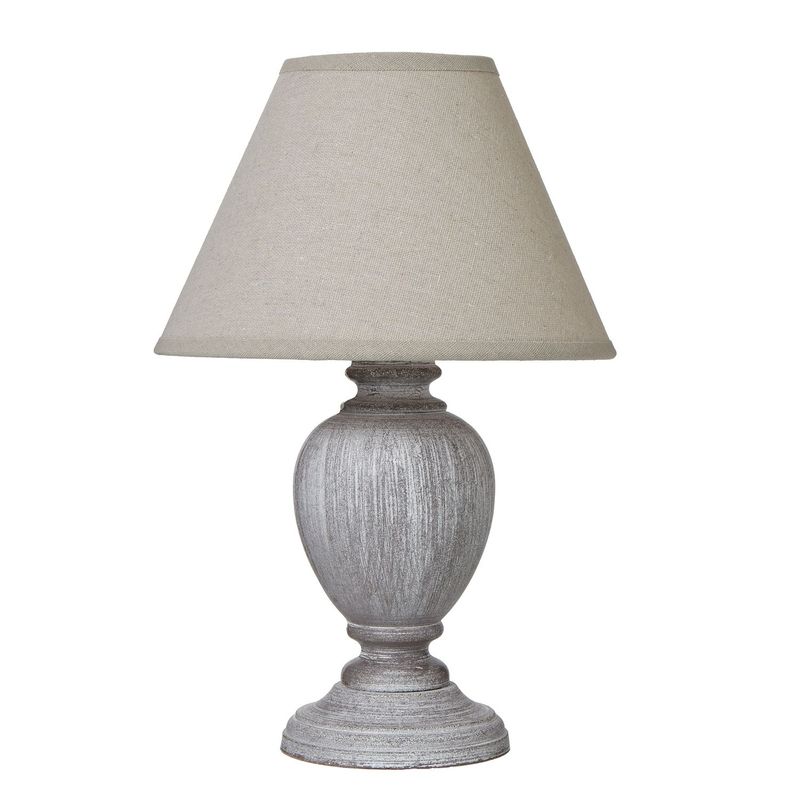 Otem Table Lamp With Linen Shade + Bulb