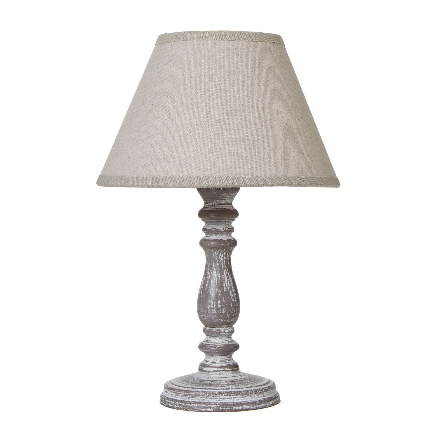 Setia Table Lamp With Linen Shade + Bulb