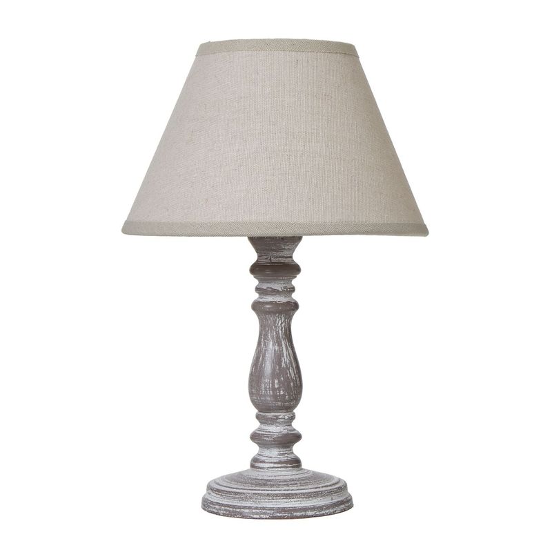 Setia Table Lamp With Linen Shade + Bulb