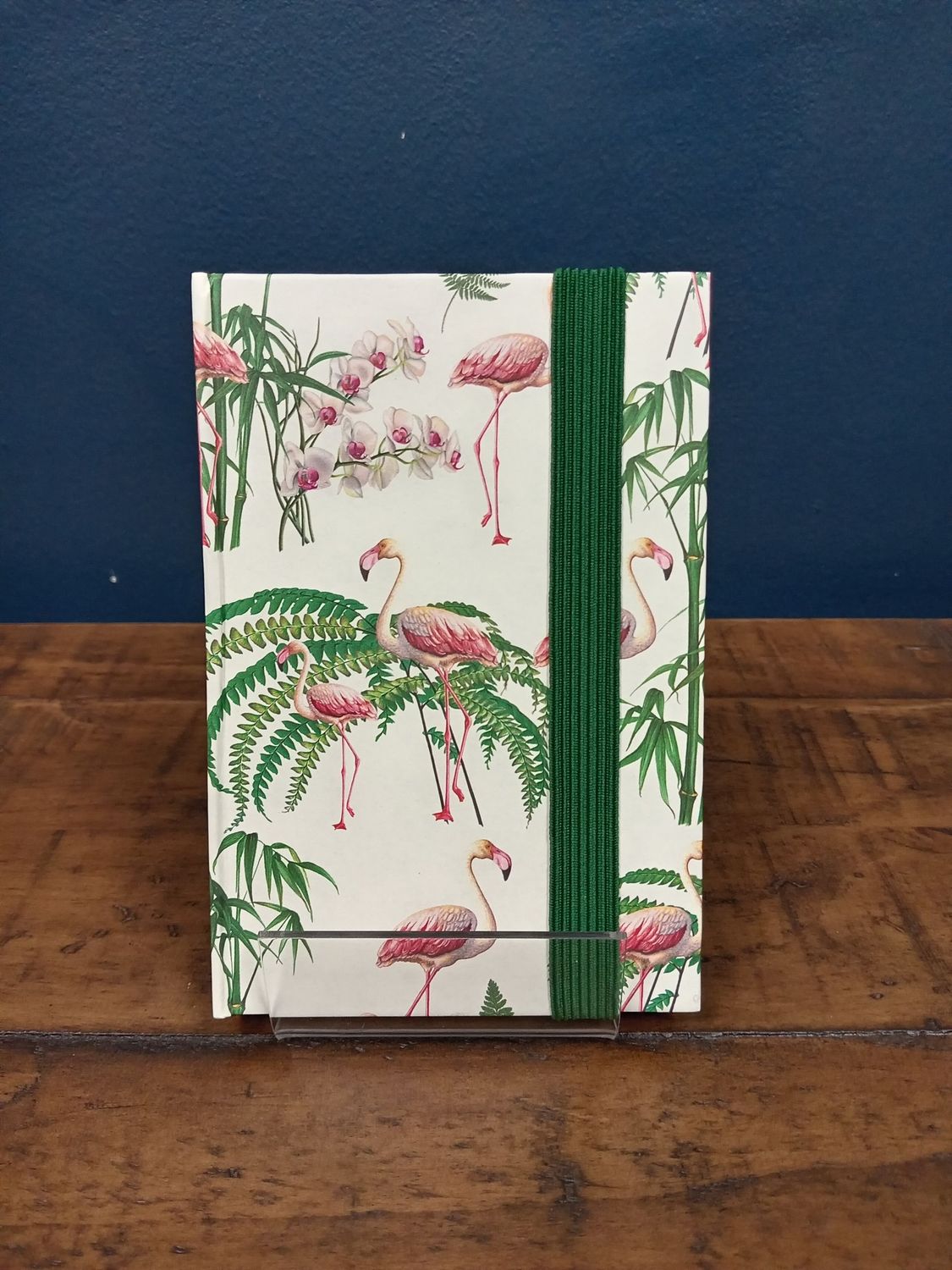 Hard Cover Lined Notebook A6: Flamingo