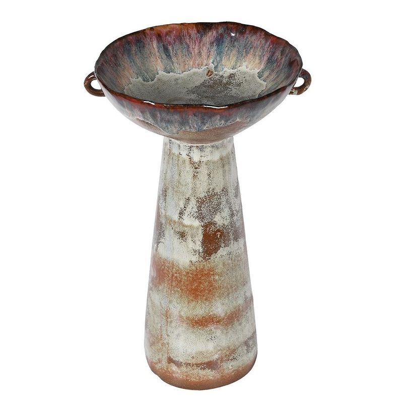 Brown Ombre Pedestal Bowl
