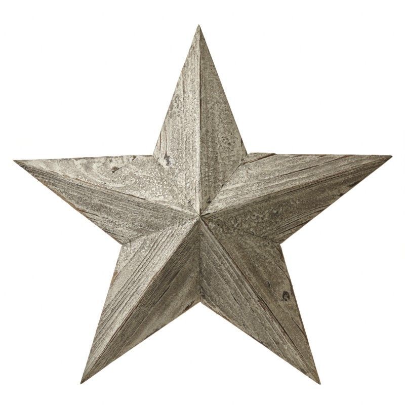Wooden Hanging Star