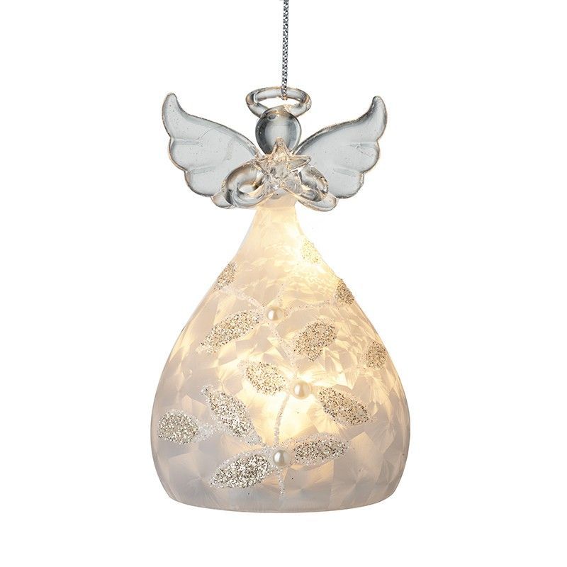 Glass Light Up Angel