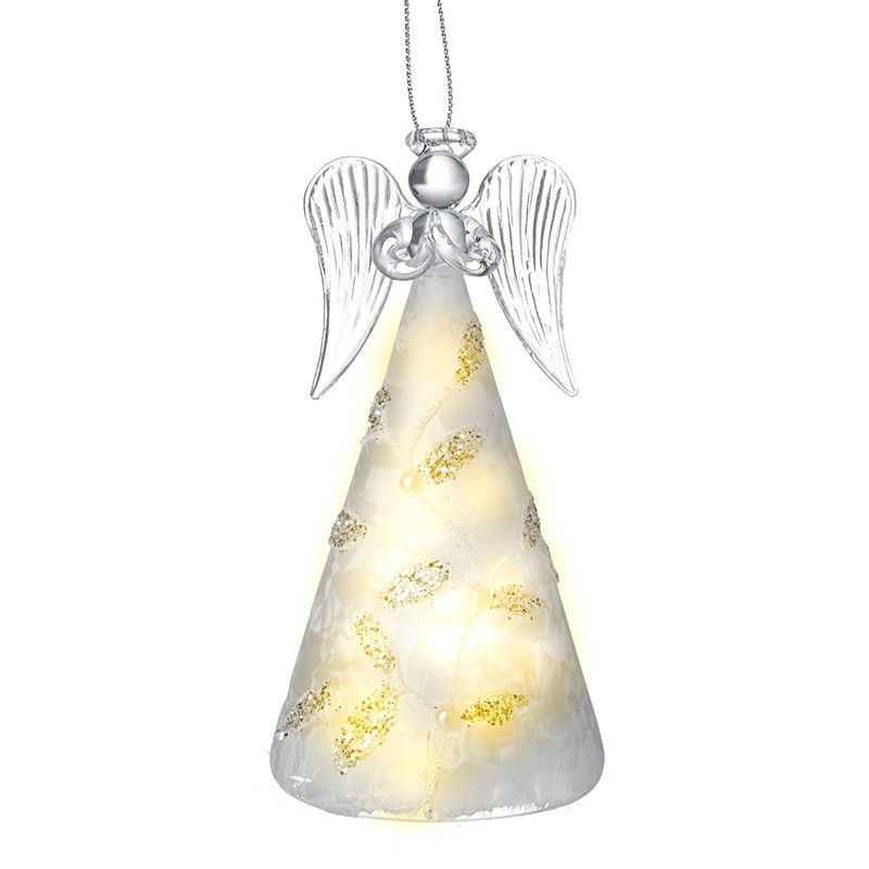 Glass Light Up Angel
