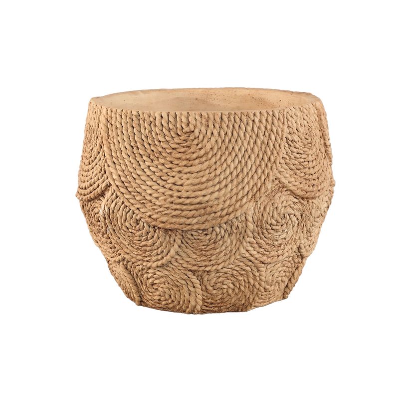 Howram  Cement Pot with Circles
