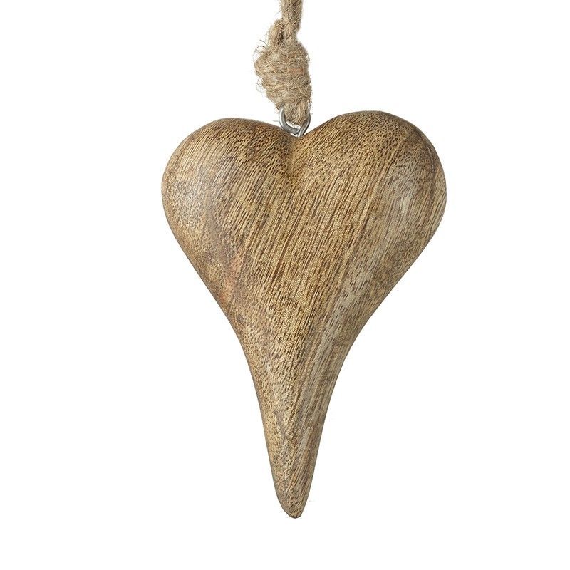 Small Wooden Hanging Heart