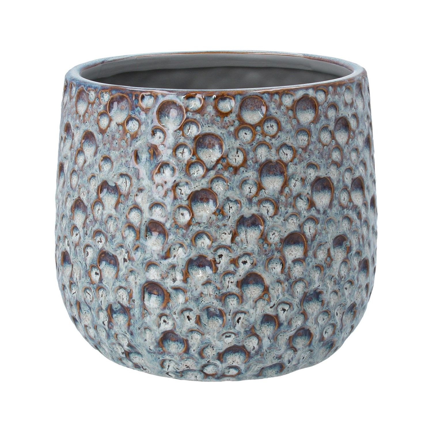 Reactive Glaze Moon Plant Pot
