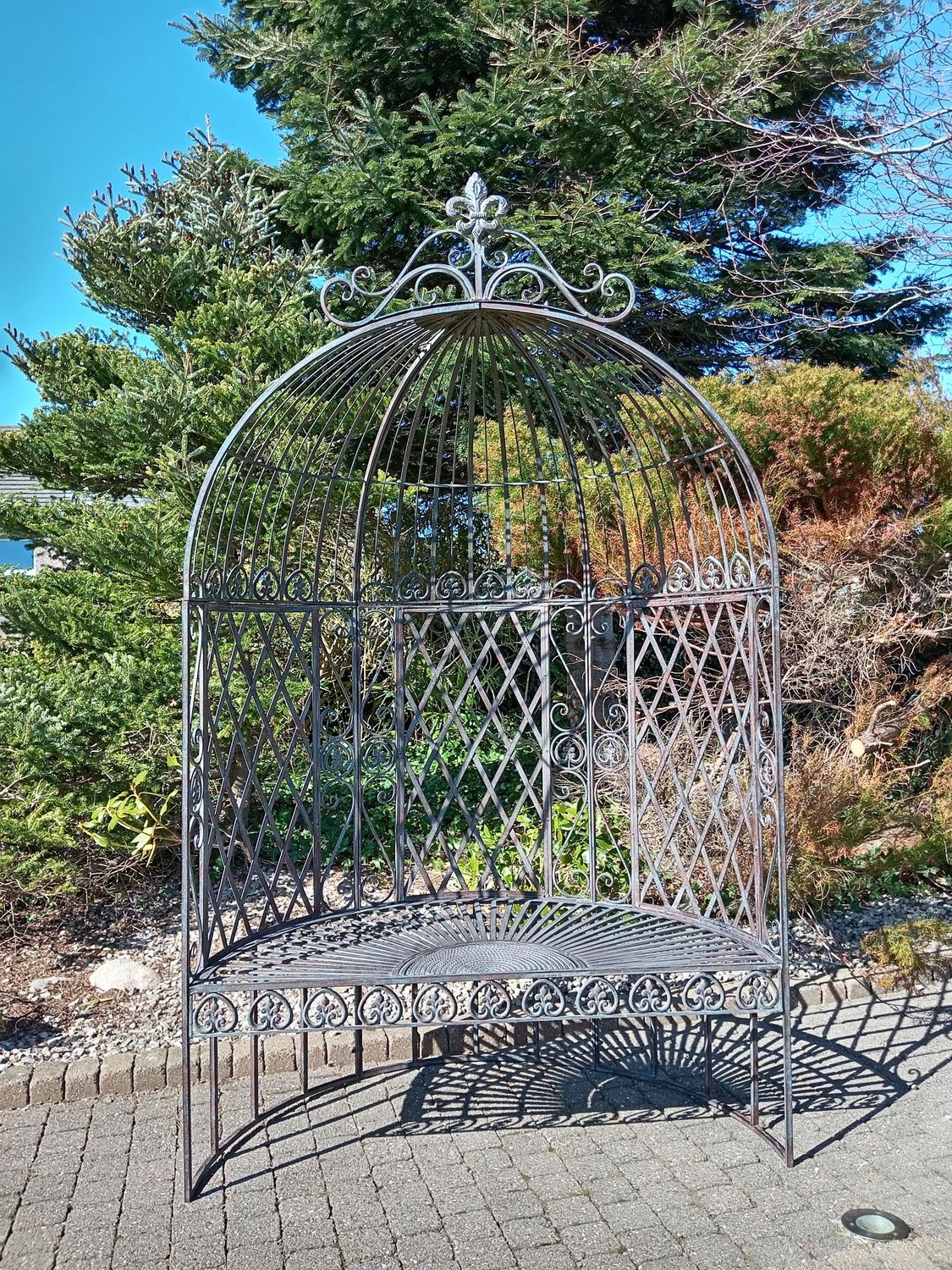 Canopy Garden Bench