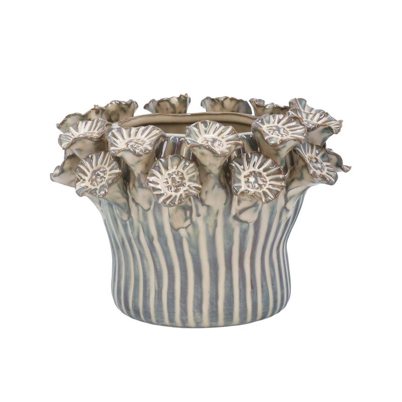 Flower Applique Vase