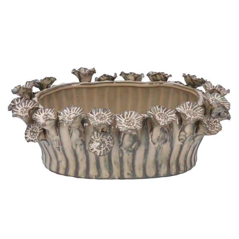 Flower Applique Pot