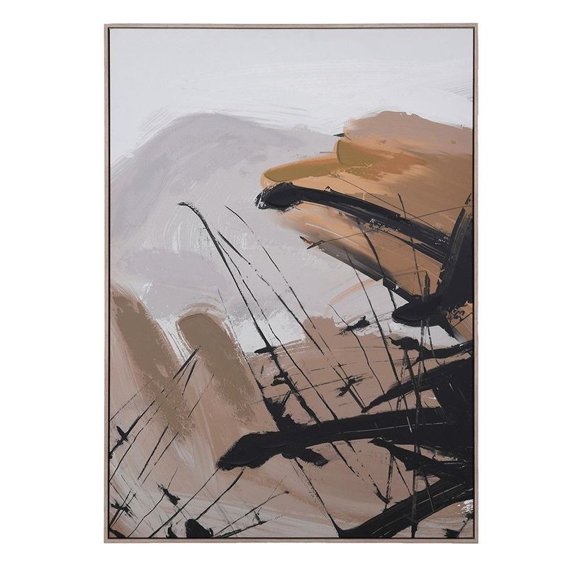 Abstract Brush Stroke Canvas
