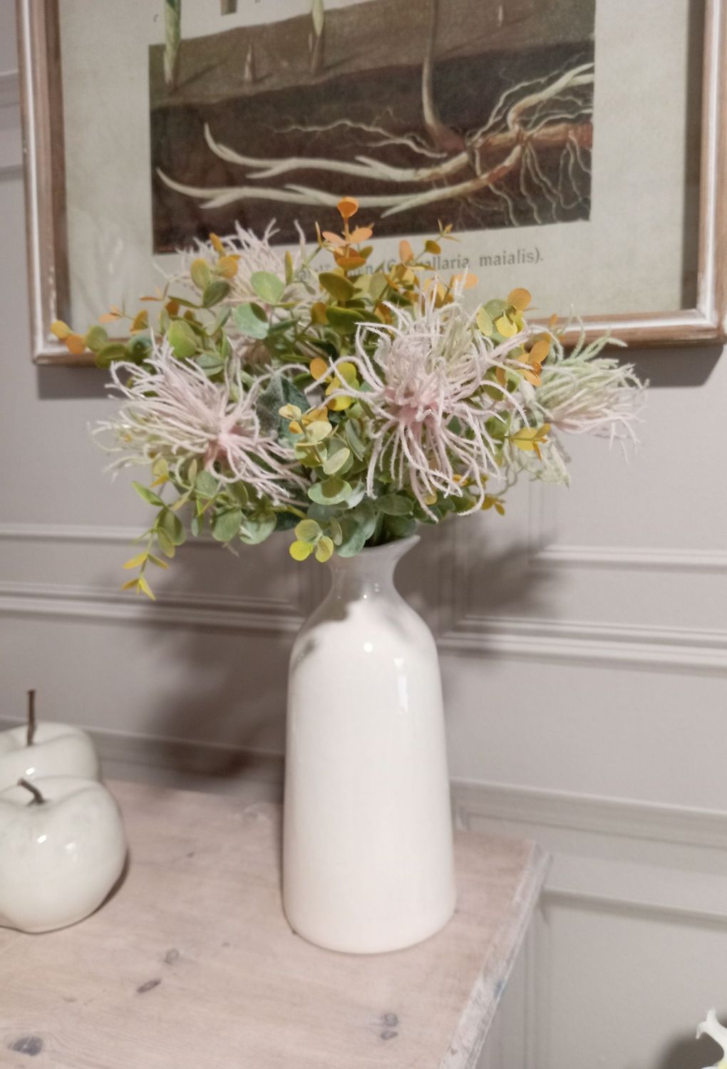 Spider Mum  + Eucalyptus Arrangement
