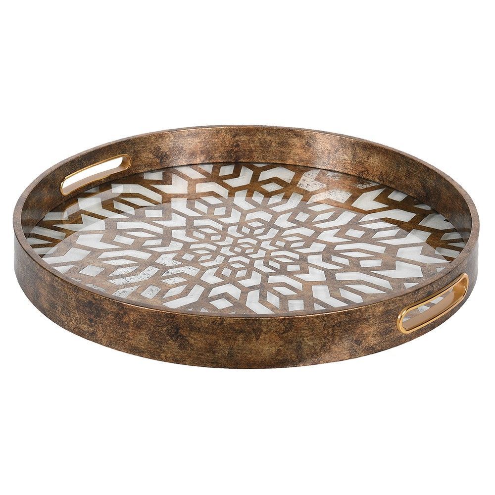 Antique Round Tray