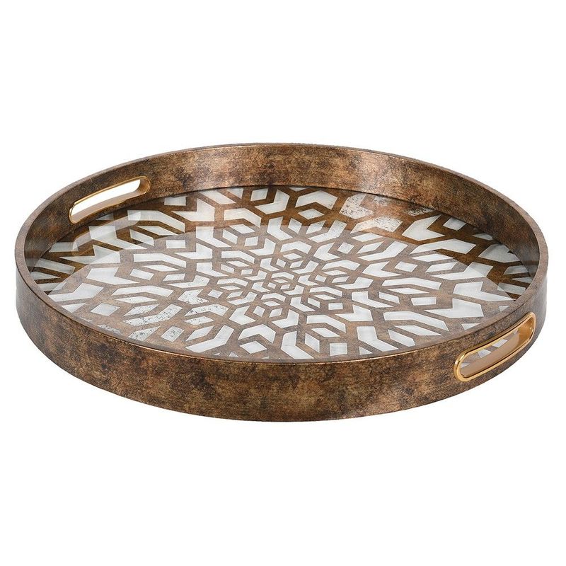 Antique Round Tray
