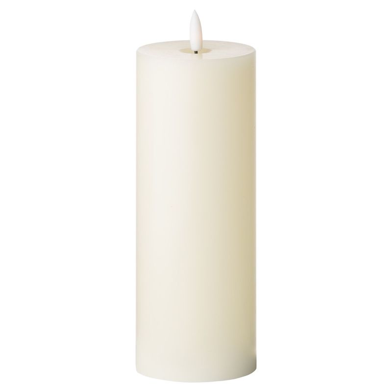 Natural Glow  LED Cream Wax Candle (3 x 8)