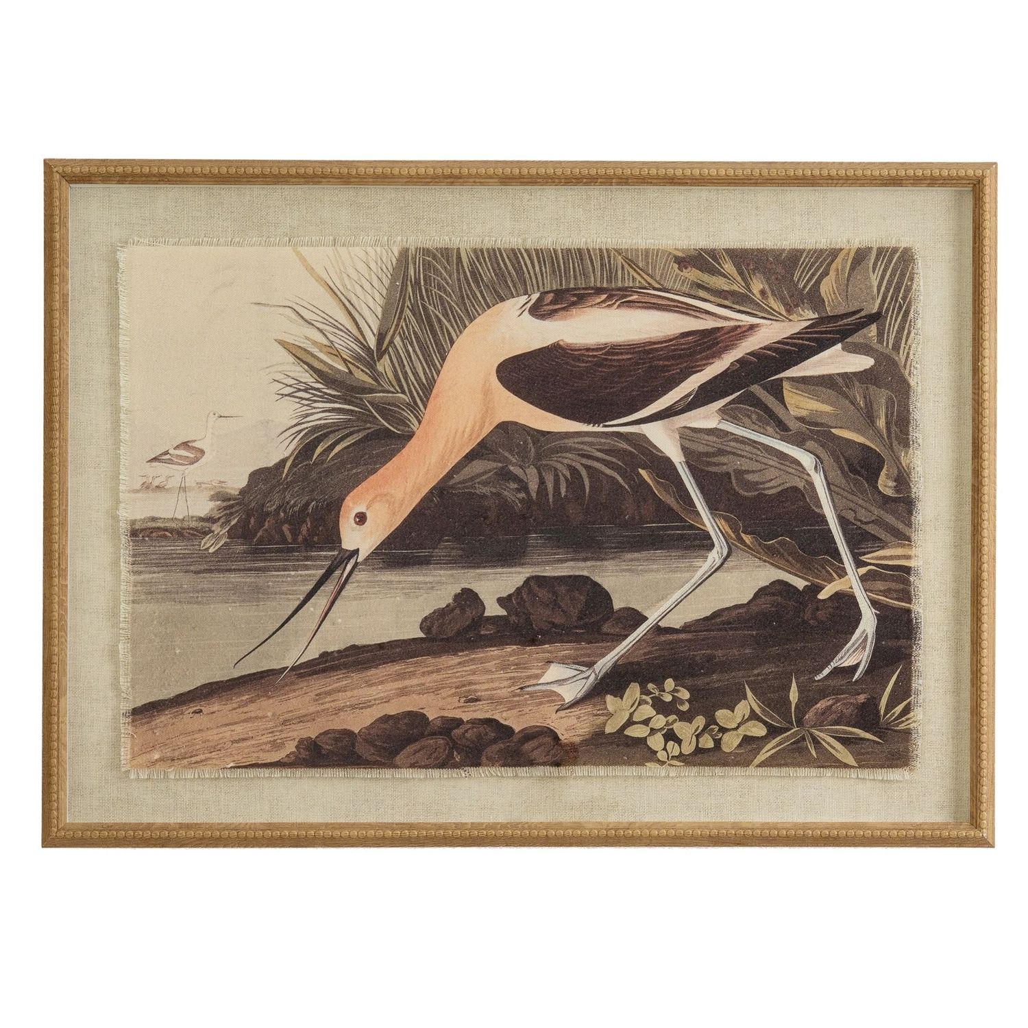 Avocet on Linen