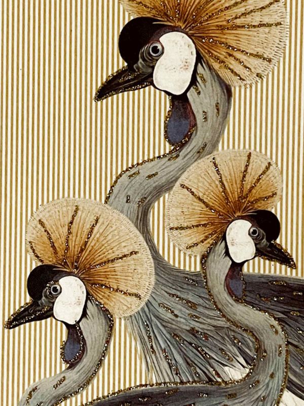 Blank Card: Cranes