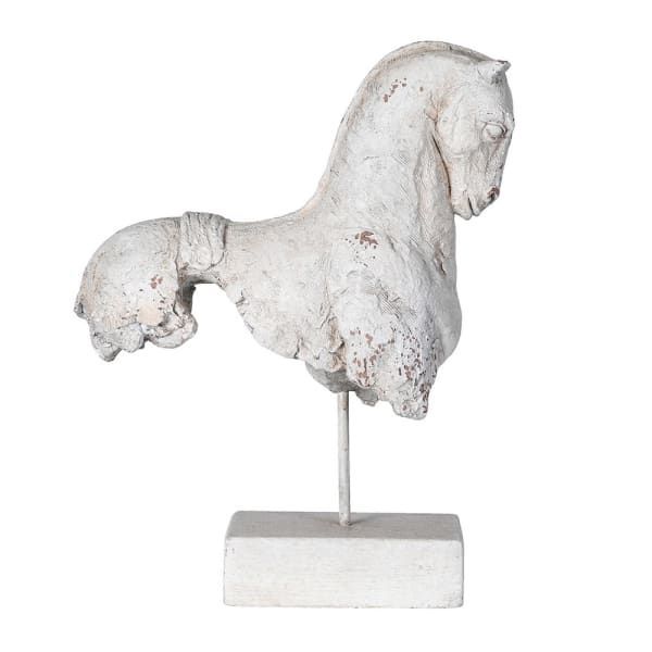 Stone Effect Horse Sculpture