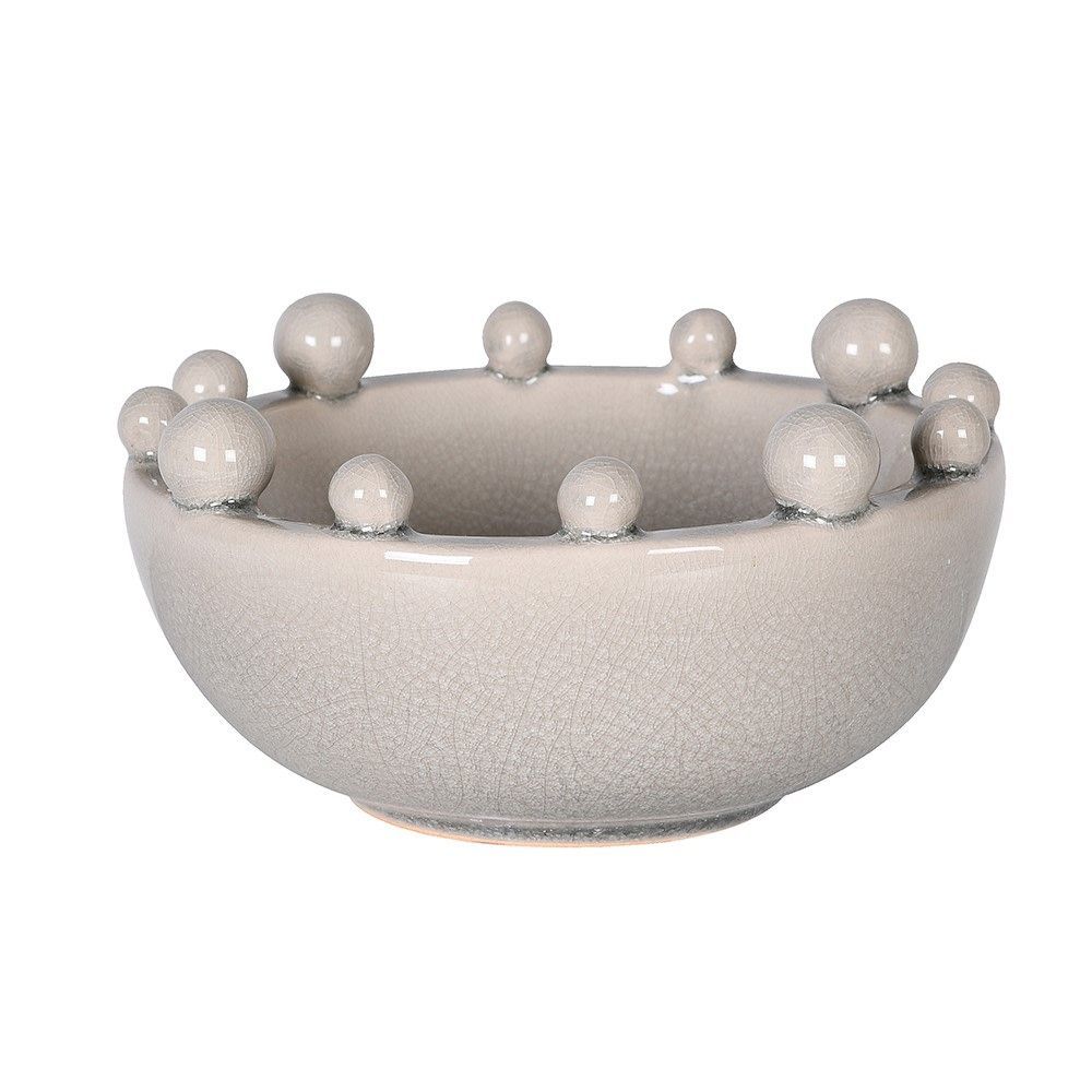 Cream Trinket Bobble Bowl