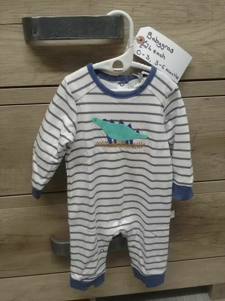 Dinosaur Babygrow (0-3 months)
