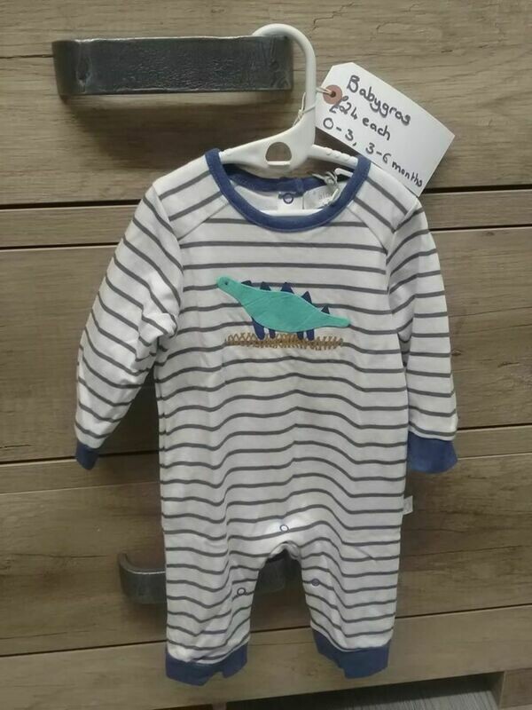 Dinosaur Babygrow (0-3 months)