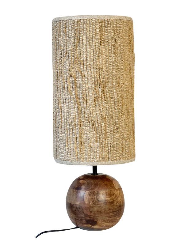 Mango Wood Table Lamp