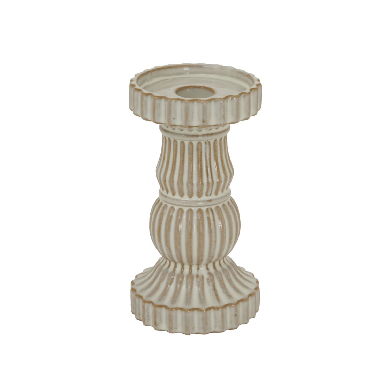 Ceramic Pillar Candle Holder