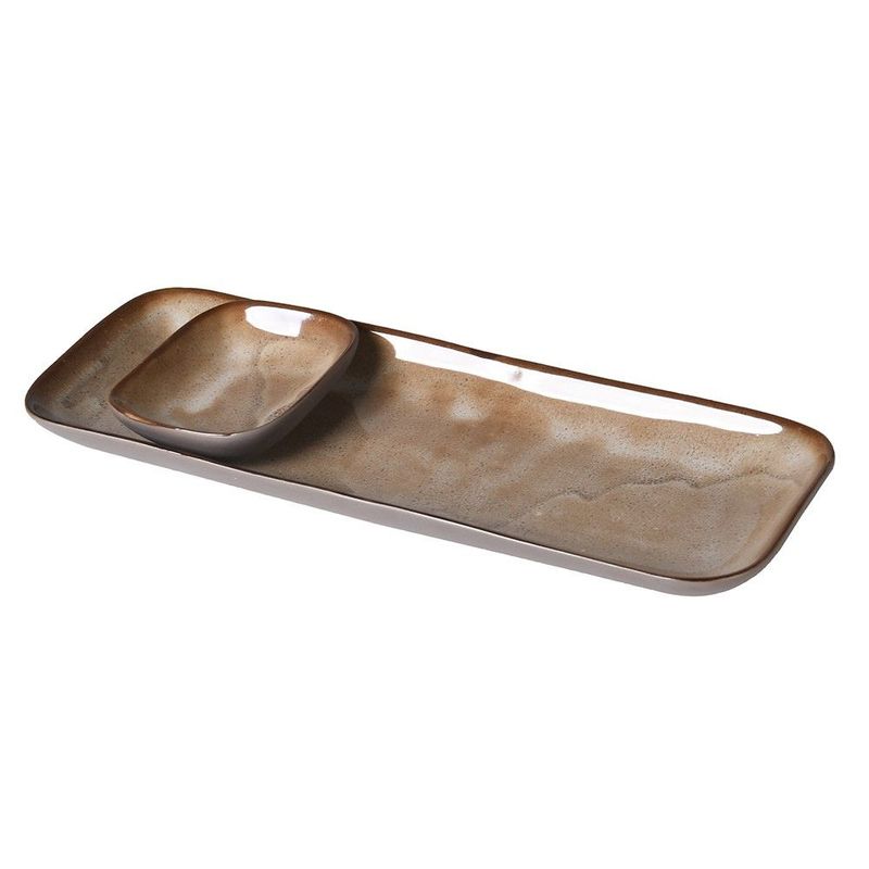 Takiya Dip Bowl and Tray