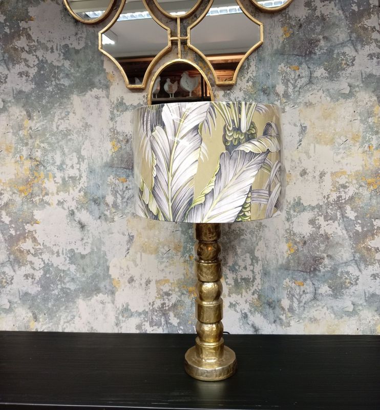 Atki Table Lamp + Zest Ochre Shade