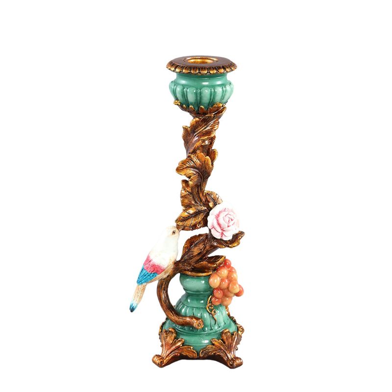 Bronze Bird Candle Holder