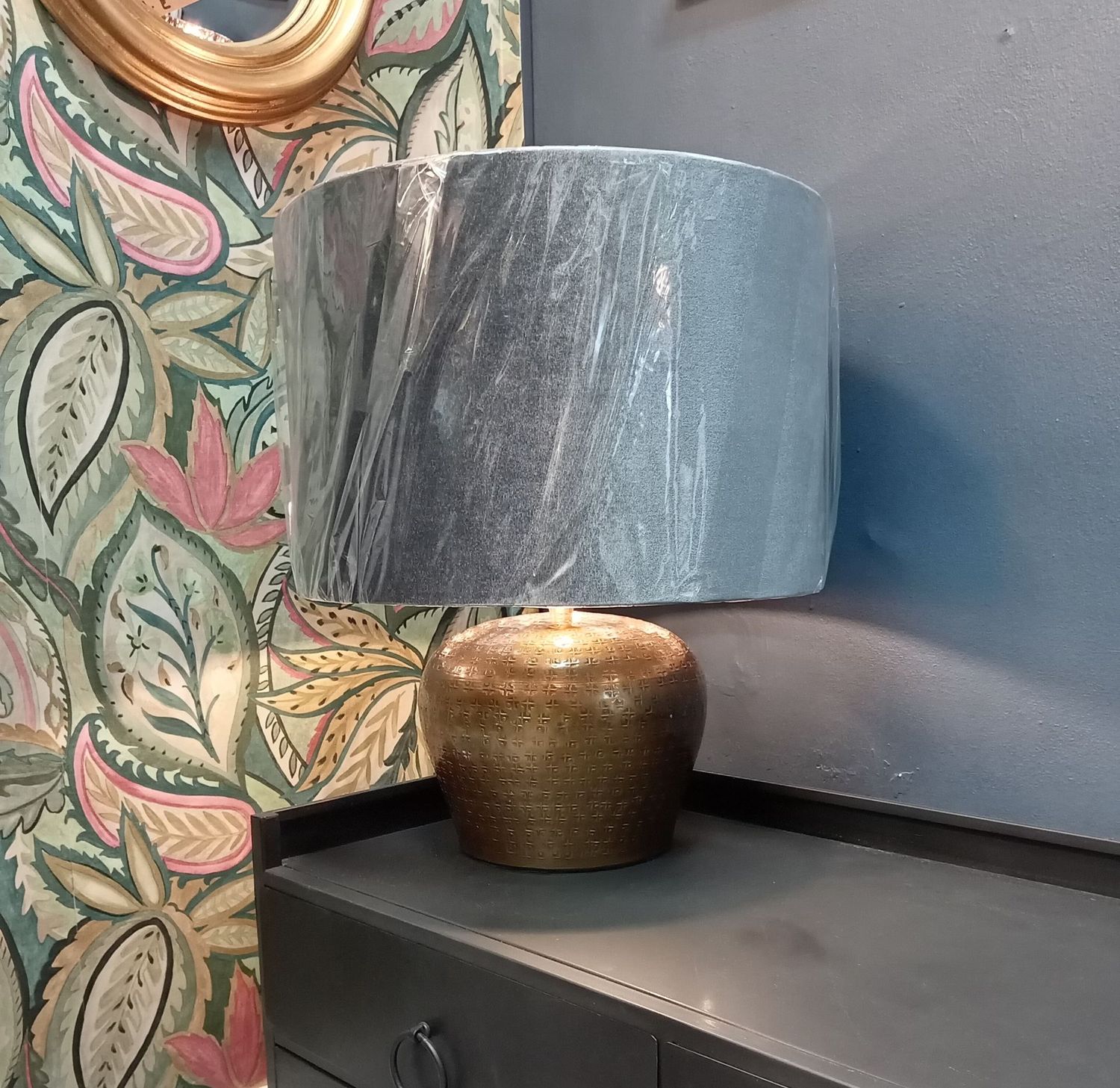 Bronze Table Lamp + Shade