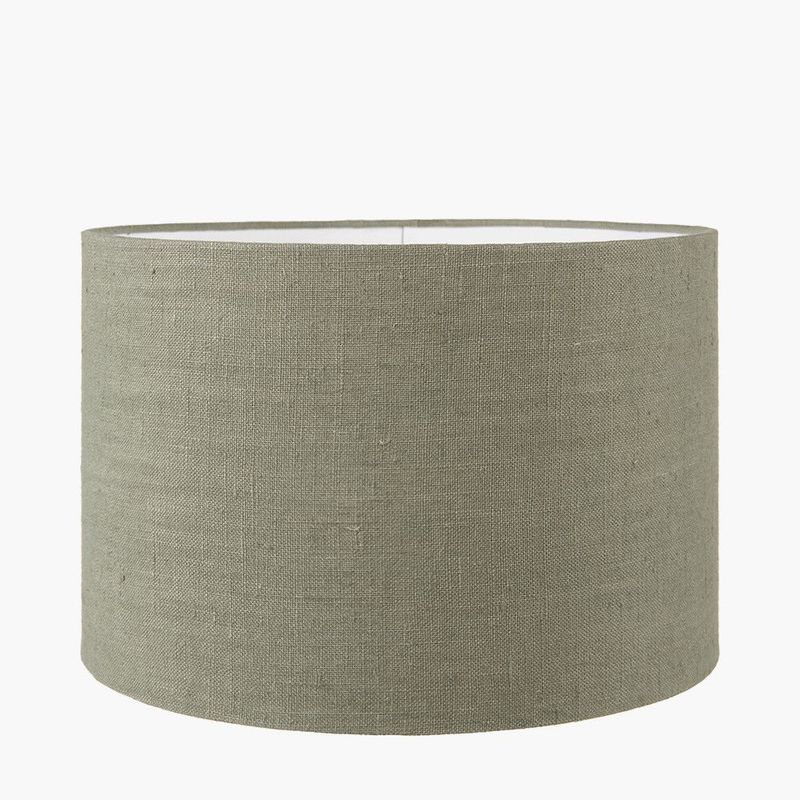Linen Cylinder Lampshade