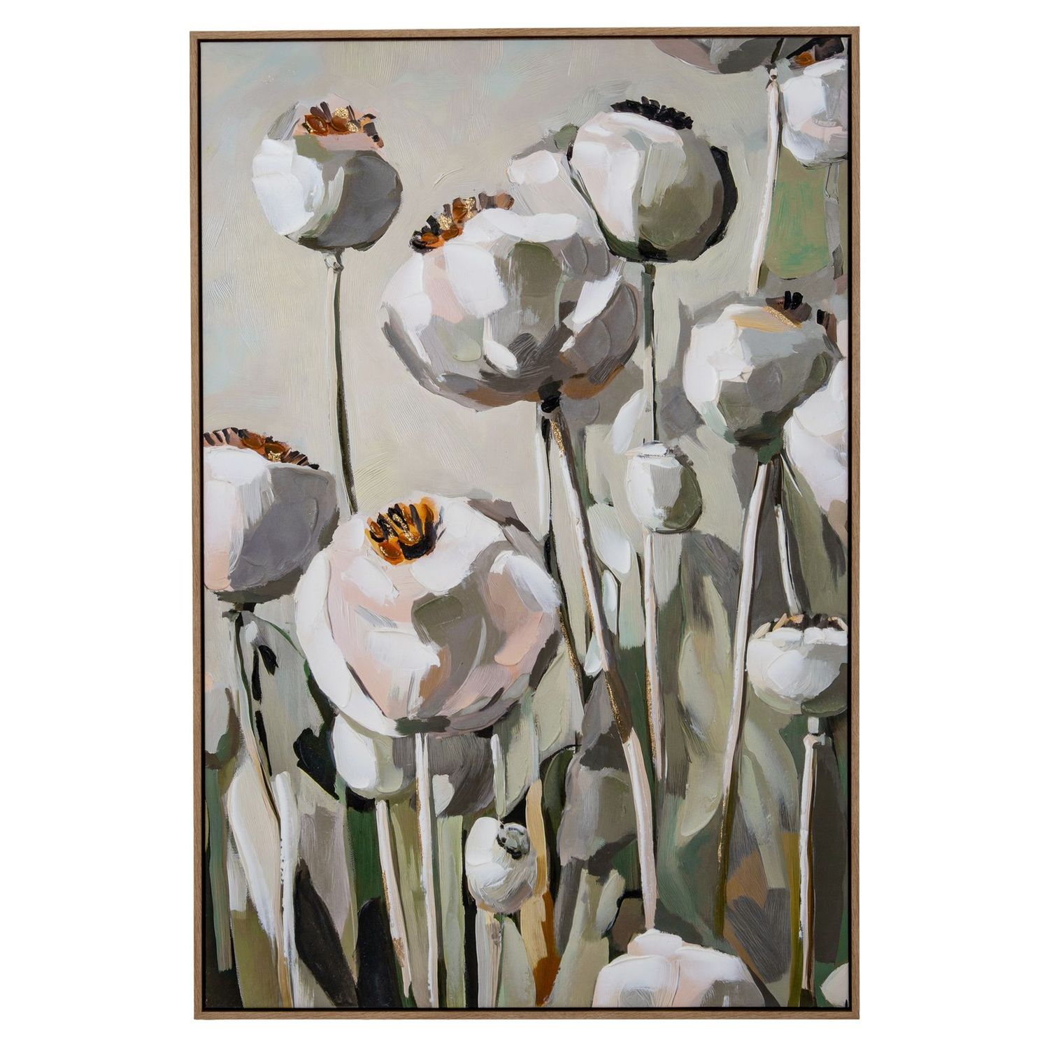 Poppy Hand Painted Canvas