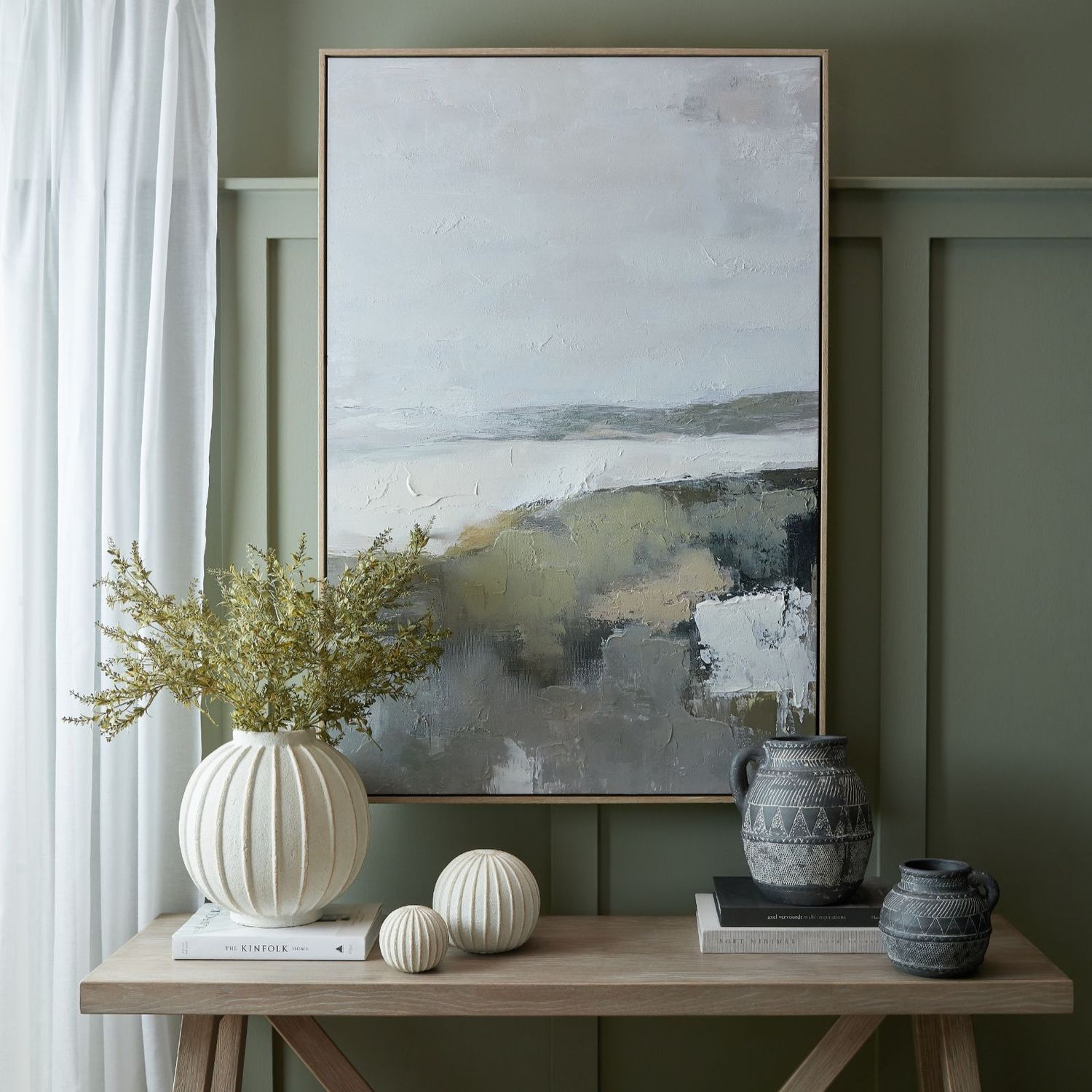 Hillside View Hand Painted Canvas