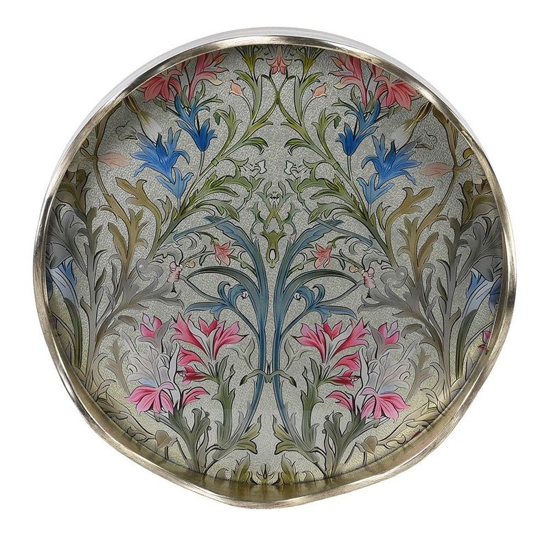 Gold Floral Tray (sm)
