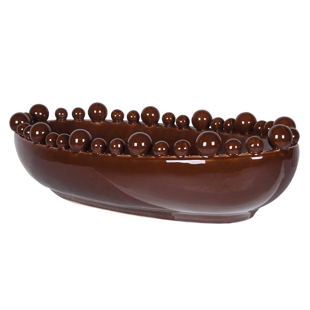Oval Bobble Edged Bowl