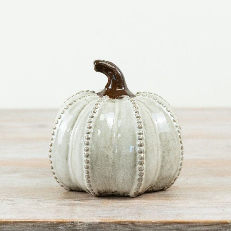 Cream Ceramic Squash